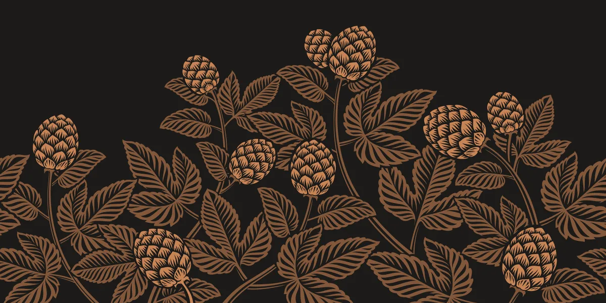 beer hops design image